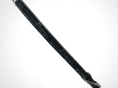 Dark Long Blade - Remake Low-poly 3D model