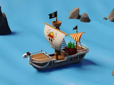 Going Merry - One Piece 3D model