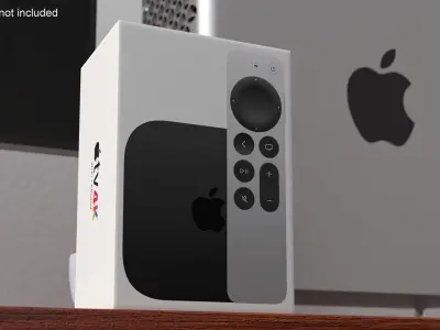 Apple TV 4K Packaging Box 3D model