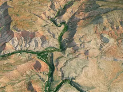 Small Canyon 3D model
