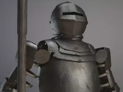 Medieval Plate Armor 3D model