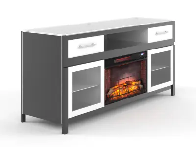 Electric Fireplace Free 3D model order