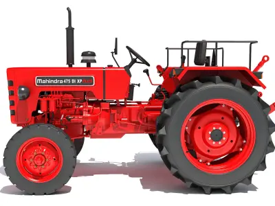 Mahindra Farm Tractor 3D model