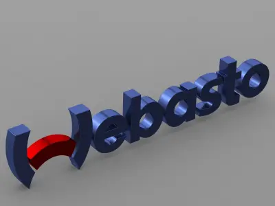webasto logo 3D model