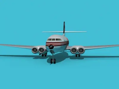 AVRO Canada C-102 Jetliner V04 3D model
