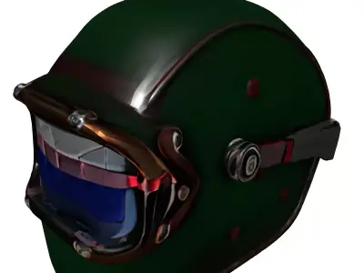 Industrial Welding Helmet 3D Model Low-poly 3D model