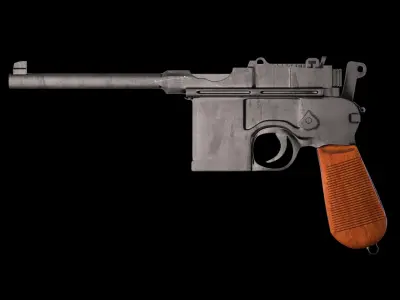 Mauser C96 3D model purchase