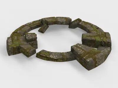 stone base 03  3D model
