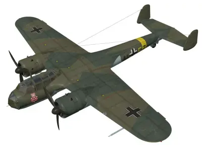 Dornier Do17 Z-2 3D model