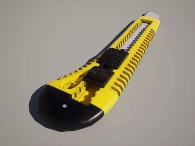 Cutter Knife Low-poly 3D model purchase