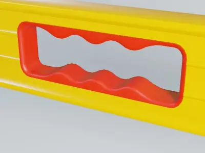 Level Tool Low-poly 3D model