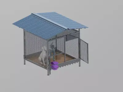 Dog House 3D model purchase