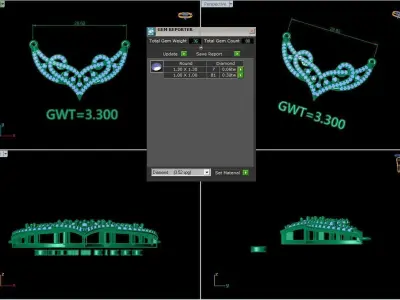 FASHION RING 3D model 9