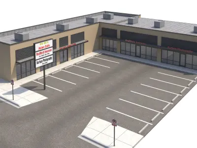 Retail-100 Retail Store 3D model