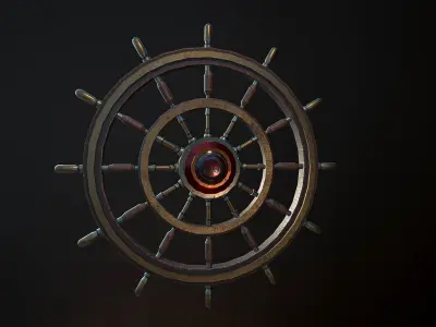 Pirate Wheel Collection  3D model