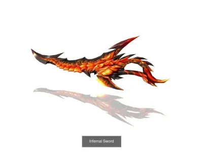Infernal Weapons 3D Model Pack