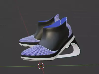 Sci Fi Shoes 3D model