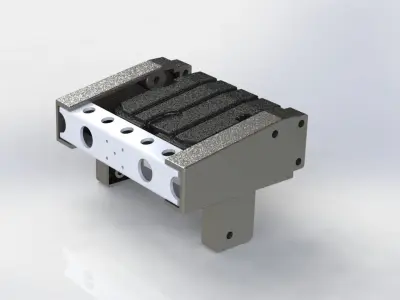 Mercedes Benz Actros Battery box 3D print model