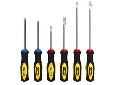 Stanley Piece Screwdriver Set 3D Model 3D model