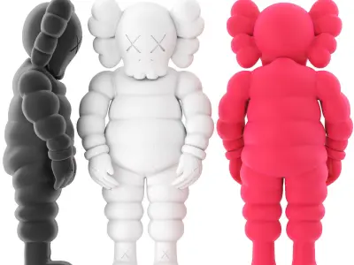kaws chum collection 3D model