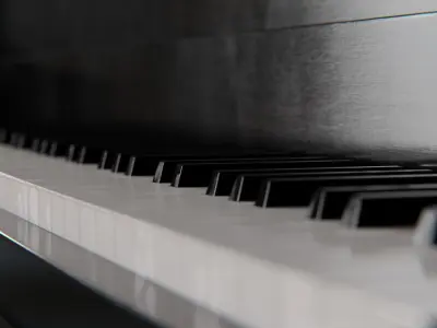 Grand Piano 3d Model 3D model