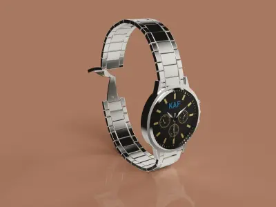 watch model  Low-poly 3D model