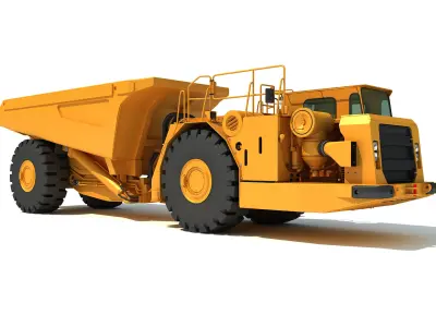 Articulated Mining Truck 3D model