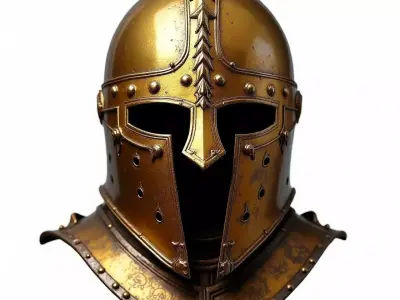 Medieval Helmets Pack 3D Models 