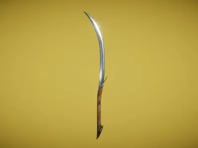Real World - Elven Swords Low-poly 3D model