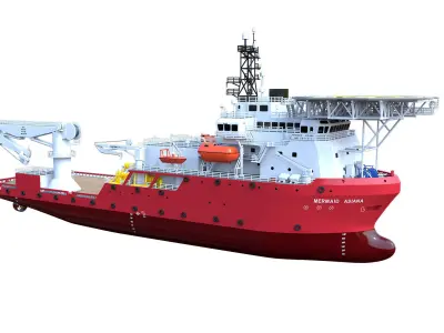 MERMAID ASIANA BOAT 3D model