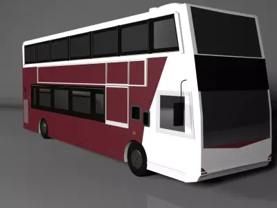 Edinburgh Bus Free 3D model