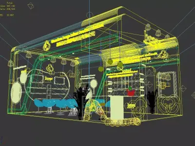 Exhibition - Area - 6X9-3DMAX2009-08 3D model