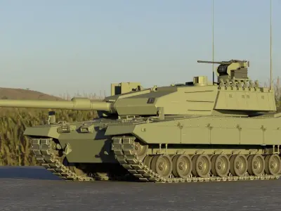 Altay War Tank 3D model