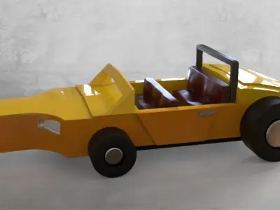 Fangface car  3D print model