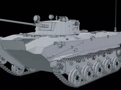 BMD-2 Base Mesh 3D model