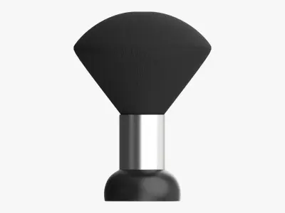 Barber Neck Hair Duster Brush 3D model
