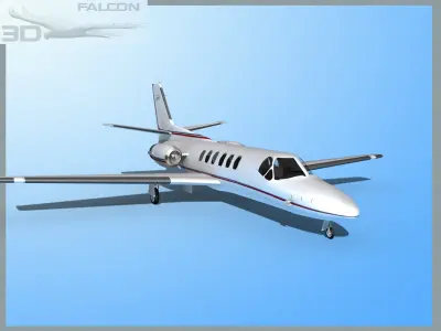 Falcon3D Citation V C560 F08 3D model