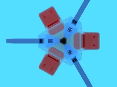 Rocket Trident Type 1 3D model