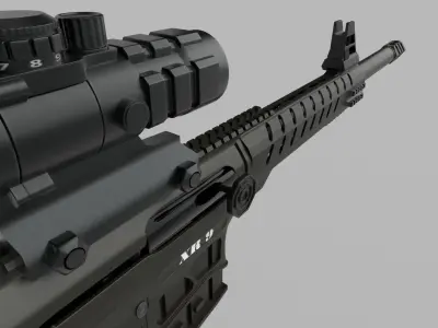 Gun shotgun  3D model