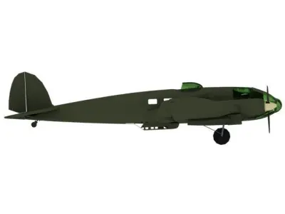 AIRCRAFT HEINKE 3D model