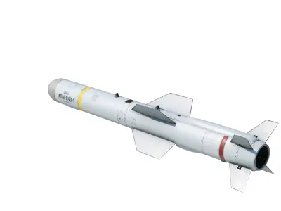 AGM-84 Harpoon Anti-ship Missile AGM84 3D model