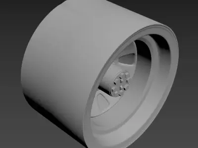 Offroad Steel Rim 3D model