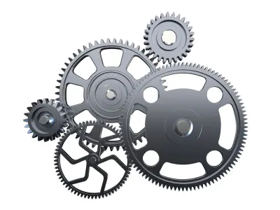 Gear mechanism v2 3D model