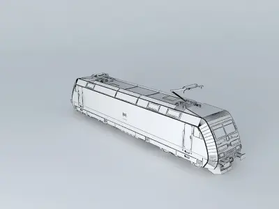 ADtranz - Series 101 / traffic red livery Free 3D model