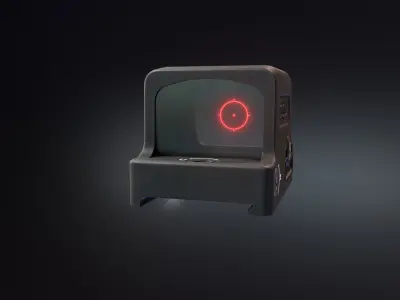 Holosun HE509T X2 Low-poly 3D model