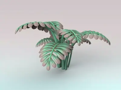 Fern plant 3D model purchase