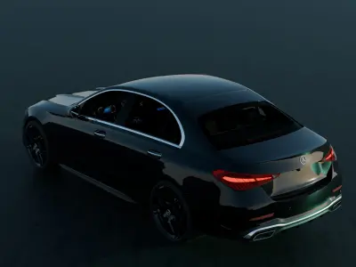 Mercedes C-class W206 Free 3D model