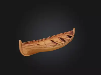 Viking Ship Model  Conquer the Seas with Norse Might 3D model