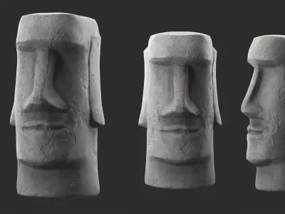 Moai Idol  3D model