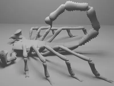 Scorpion 3d Low-poly 3D model